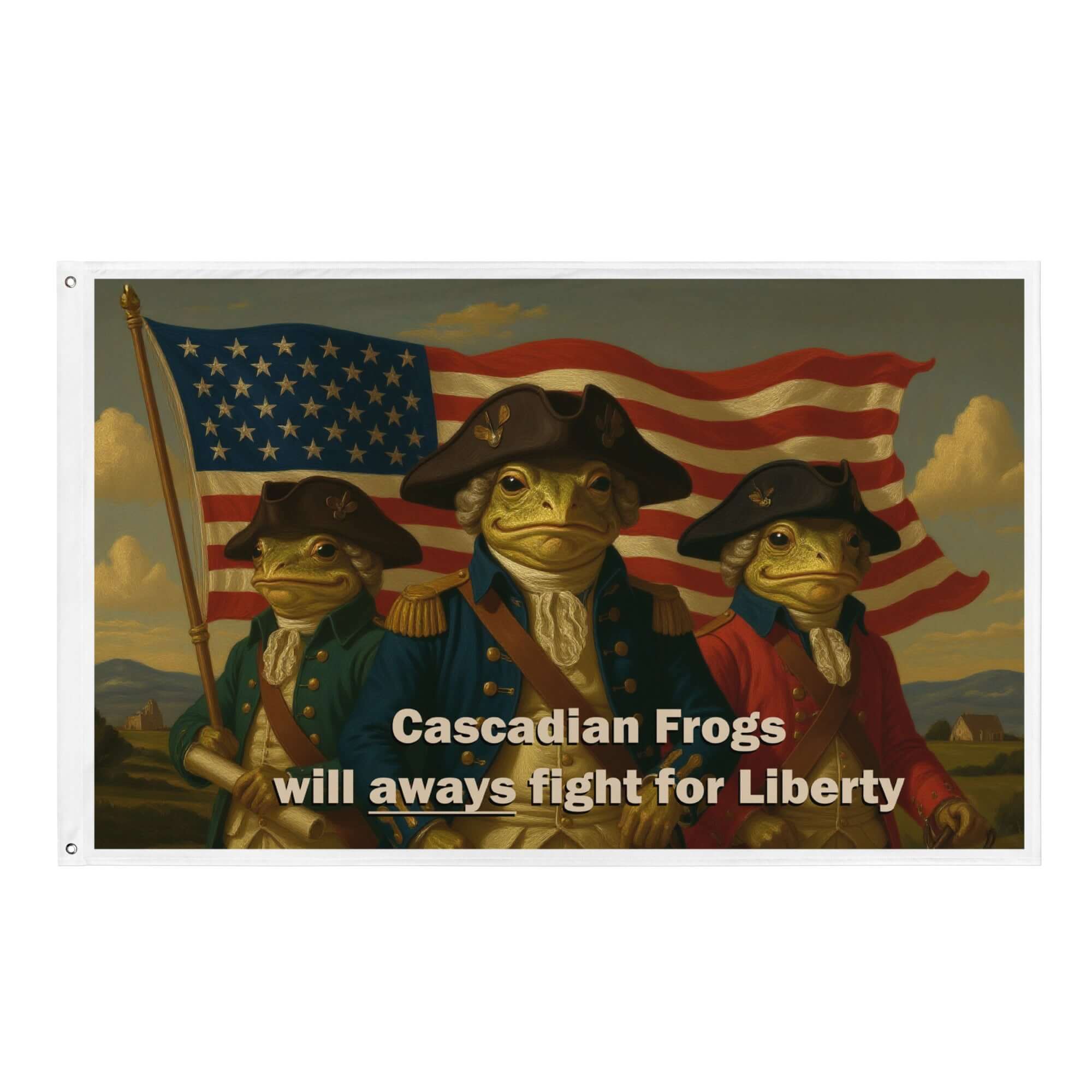 Fight for Liberty Flag – Cascadian Frogs